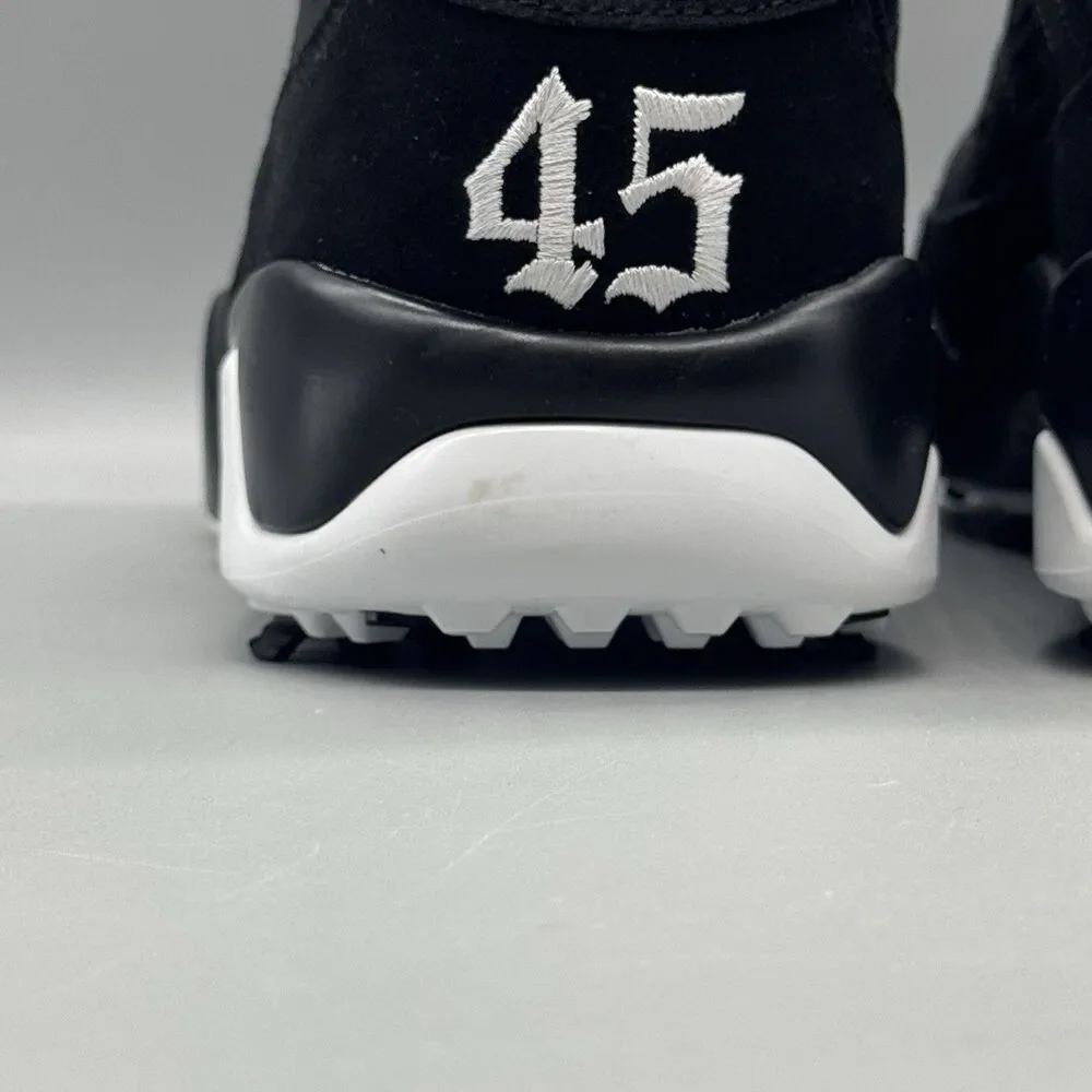 Air Jordan 9 Low “Barons” Golf Shoes Black White FN6930-001 Men's Size 8 NEW